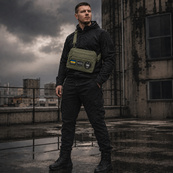 Чоловіча тактична сумка EDC Cordura 600D, сумка для патчів 25×20×5,5 см хакі. Зображення №23 Чоловіча тактична сумка EDC Cordura 600D, сумка для патчів 25×20×5,5 см хакі. Зображення №23