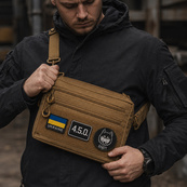 Чоловіча тактична сумка EDC Cordura 600D, сумка для патчів 25×20×5,5см койот. Зображення №27 Чоловіча тактична сумка EDC Cordura 600D, сумка для патчів 25×20×5,5см койот. Зображення №27