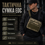 Чоловіча тактична сумка EDC Cordura 600D, сумка з кордури для патчів піксель. Зображення №27 Чоловіча тактична сумка EDC Cordura 600D, сумка з кордури для патчів піксель. Зображення №27