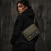 Чоловіча тактична сумка EDC Cordura 600D, сумка для патчів 25×20×5,5 см хакі. Зображення №25 Чоловіча тактична сумка EDC Cordura 600D, сумка для патчів 25×20×5,5 см хакі. Зображення №25