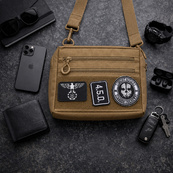 Чоловіча тактична сумка EDC Cordura 600D, сумка для патчів 25×20×5,5см койот. Зображення №29 Чоловіча тактична сумка EDC Cordura 600D, сумка для патчів 25×20×5,5см койот. Зображення №29