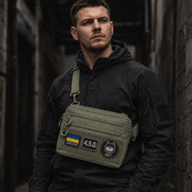 Чоловіча тактична сумка EDC Cordura 600D, сумка для патчів 25×20×5,5 см хакі. Зображення №26 Чоловіча тактична сумка EDC Cordura 600D, сумка для патчів 25×20×5,5 см хакі. Зображення №26