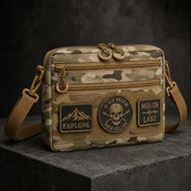 Чоловіча тактична сумка Multicam EDC Cordura 600D, сумка для патчів і шевронів мультікам. Зображення №27 Чоловіча тактична сумка Multicam EDC Cordura 600D, сумка для патчів і шевронів мультікам. Зображення №27