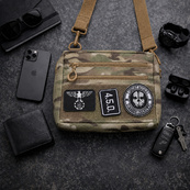 Чоловіча тактична сумка Multicam EDC Cordura 600D, сумка для патчів і шевронів мультікам. Зображення №28 Чоловіча тактична сумка Multicam EDC Cordura 600D, сумка для патчів і шевронів мультікам. Зображення №28