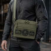 Чоловіча тактична сумка EDC Cordura 600D, сумка для патчів 25×20×5,5 см хакі. Зображення №29 Чоловіча тактична сумка EDC Cordura 600D, сумка для патчів 25×20×5,5 см хакі. Зображення №29