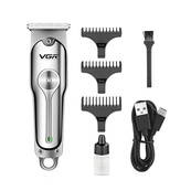 Машинка для стрижки волос аккумуляторная VGR V-071 тример для бороды и усов, окантовочная машинка. Изображение №5