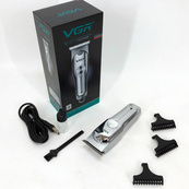 Машинка для стрижки волос аккумуляторная VGR V-071 тример для бороды и усов, окантовочная машинка. Изображение №10