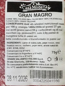 Ковбаса нарізка салямі гран магро Каса Моденна Casa Modenna gran magro 75g. Зображення №2