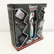 Машинка для стрижки, тример мужской GEMEI GM-562, машинка для стрижки головы, с насадками для бороды. Изображение №3