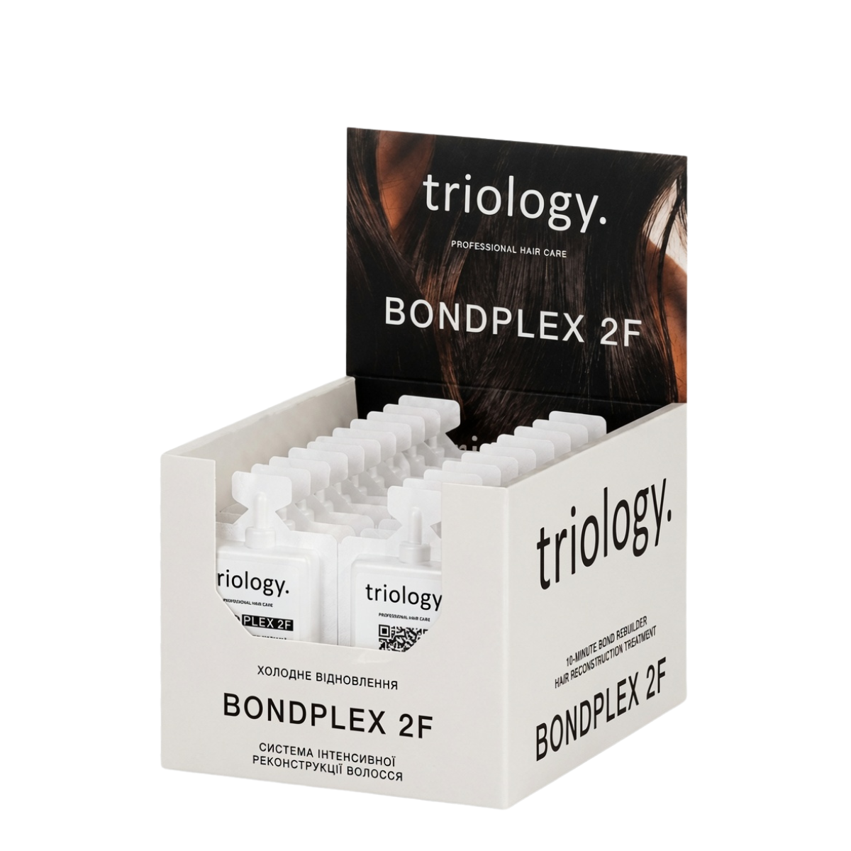 Система холодного відновлення волосся Triology BondPlex 2F, 20 ампул Система холодного відновлення волосся Triology BondPlex 2F, 20 ампул