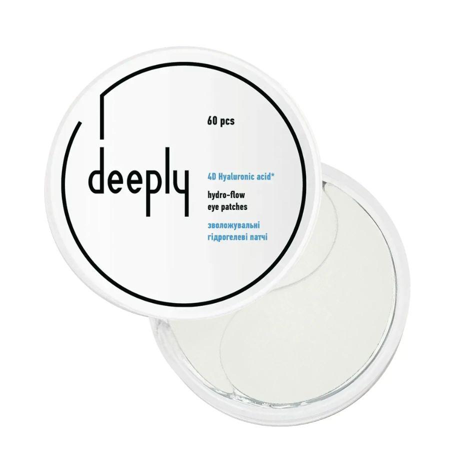 Зволожуючі патчі під очі Deeply Hydro-Flow Eye Patches, 60 шт. Зволожуючі патчі під очі Deeply Hydro-Flow Eye Patches, 60 шт.