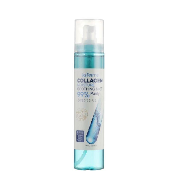 Мист для лица увлажняющий FarmStay Collagen Moisture Soothing 120 мл Мист для лица увлажняющий FarmStay Collagen Moisture Soothing 120 мл