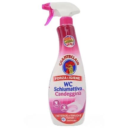 Спрей піна для чищення унітазів і ванної кімнати Шантеклер ChanteClair wc 625ml Спрей піна для чищення унітазів і ванної кімнати Шантеклер ChanteClair wc 625ml