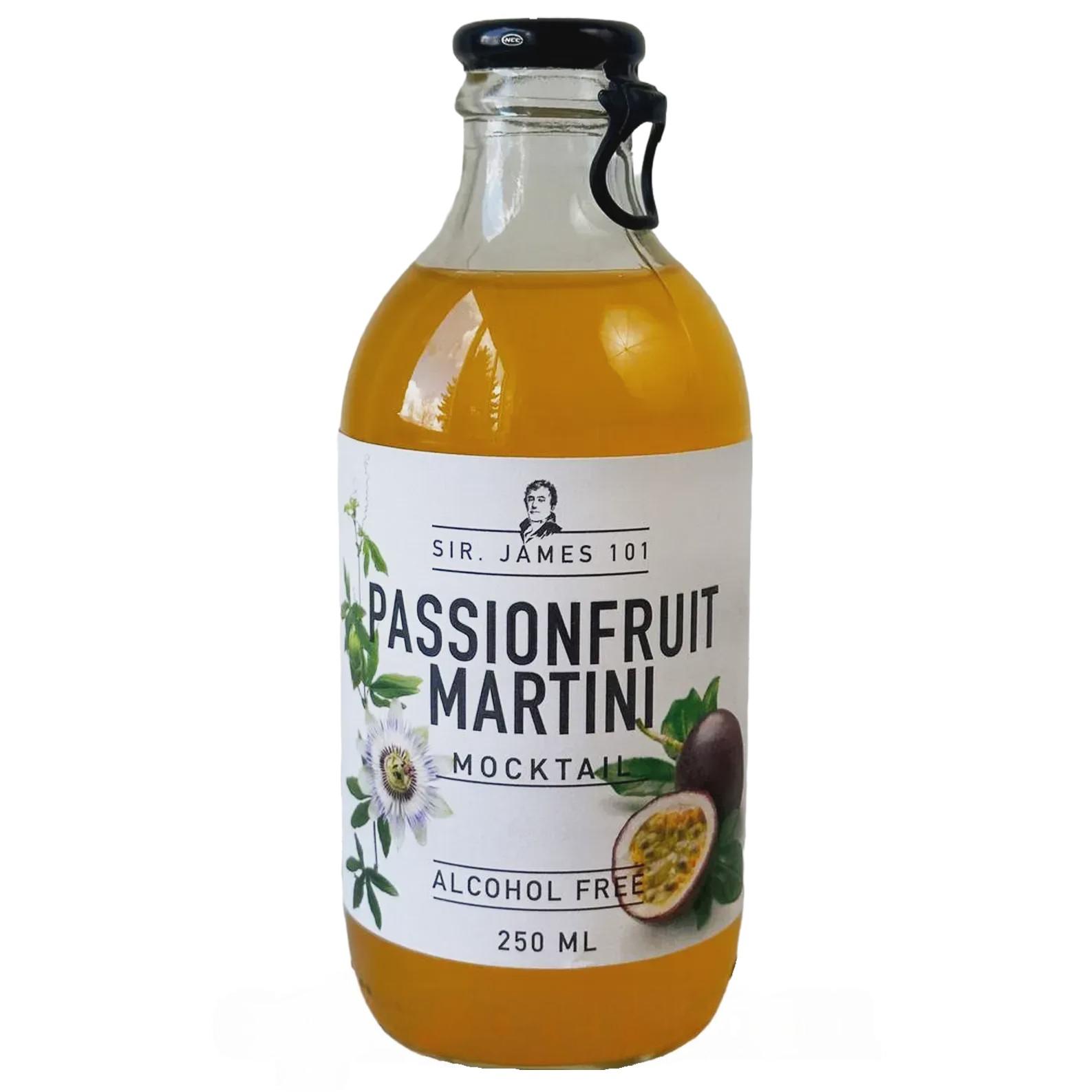 Коктейль безалкогольний мартіні маракуйя Сір Джеймс 101 Sir.James 101 250ml Коктейль безалкогольний мартіні маракуйя Сір Джеймс 101 Sir.James 101 250ml