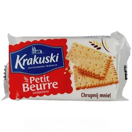 Печиво вершковий крекер Кракушкі Krakuski petit beurre 50g Печиво вершковий крекер Кракушкі Krakuski petit beurre 50g