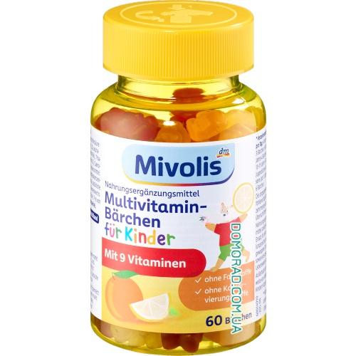 Mivolis Мультивитамины мишки для детей 60шт. Mivolis Мультивитамины мишки для детей 60шт.