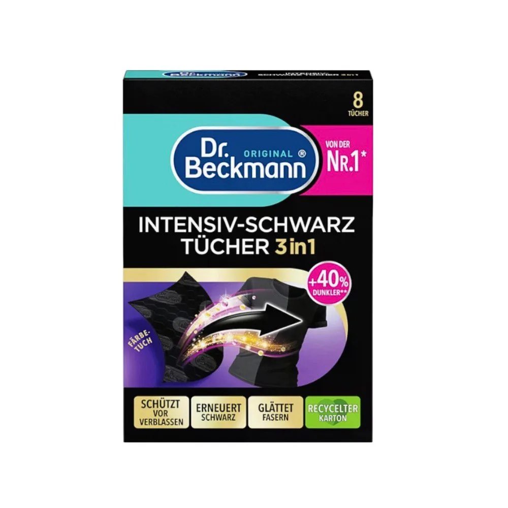 Серветки Beckmann для чорної білизни 8 шт Серветки Beckmann для чорної білизни 8 шт