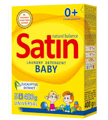 Порошок для прання дитячого одягу Satin 400 г Порошок для прання дитячого одягу Satin 400 г