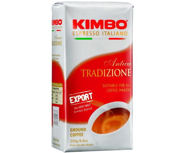 Кава мелена Kimbo Antica Tradizione 250 г розвакумована Кава мелена Kimbo Antica Tradizione 250 г розвакумована