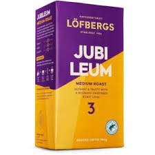 Кава мелена Lofbergs Jubileum 500 г розвакумована Кава мелена Lofbergs Jubileum 500 г розвакумована