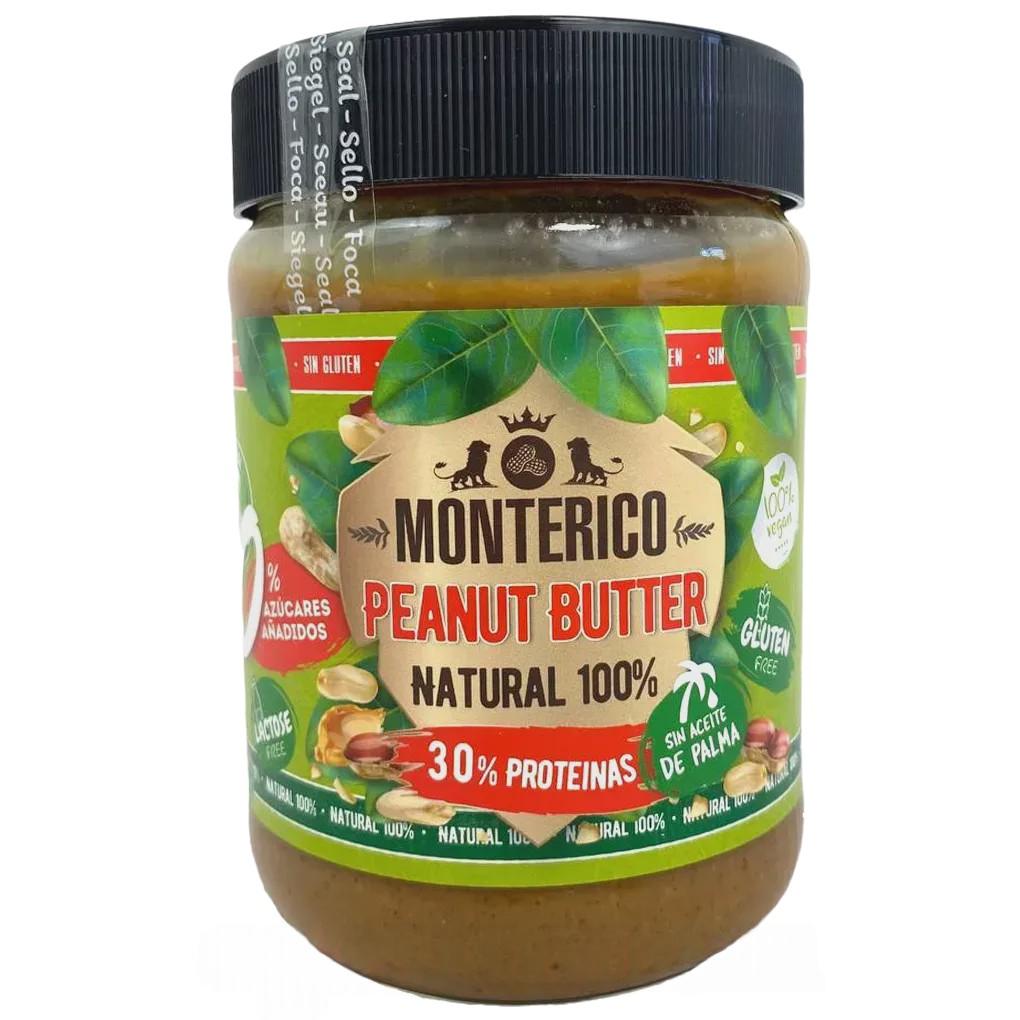 Арахісова паста 100% (без цукру) Монтеріко Натурал Monterico Palm Oil Free 500g Арахісова паста 100% (без цукру) Монтеріко Натурал Monterico Palm Oil Free 500g