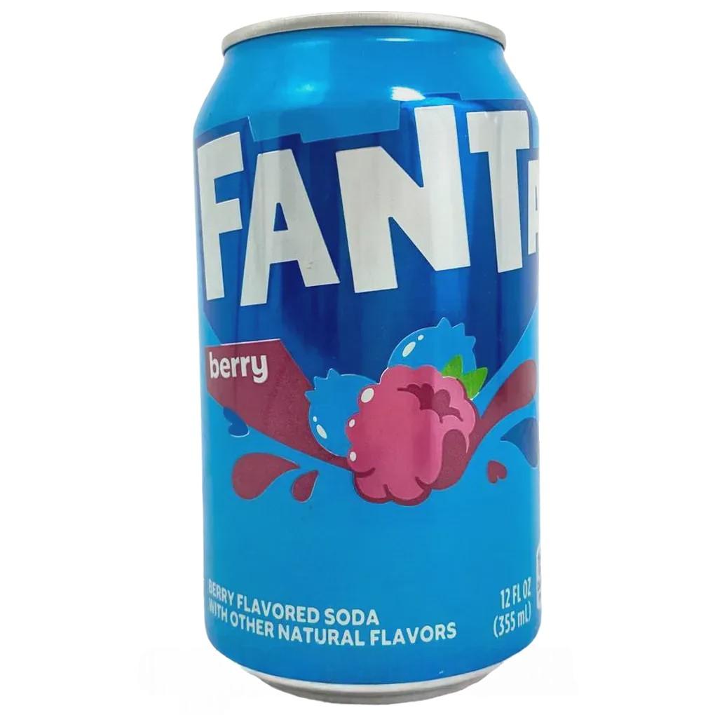 Напій газований ягоди Фанта Fanta berry ж/б 355ml Напій газований ягоди Фанта Fanta berry ж/б 355ml
