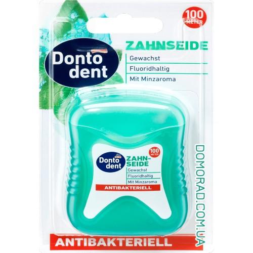 Dontodent Нитка для зубов Antibakteriell 100м Dontodent Нитка для зубов Antibakteriell 100м