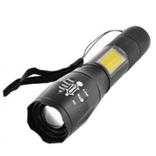 Фонарик аккумуляторный ручной Bailong BL-29 диод T6 + COB зарядка от USB, фонарик led, водонепроницаемый. Изображение №12