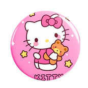 Зеркало косметическое карманное двустороннее с принтом Hello Kitty, 75 мм. Изображение №5 Зеркало косметическое карманное двустороннее с принтом Hello Kitty, 75 мм. Изображение №5