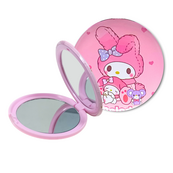 Дзеркало косметичне кишенькове двостороннє з принтом My Melody 75 мм. Зображення №3 Дзеркало косметичне кишенькове двостороннє з принтом My Melody 75 мм. Зображення №3