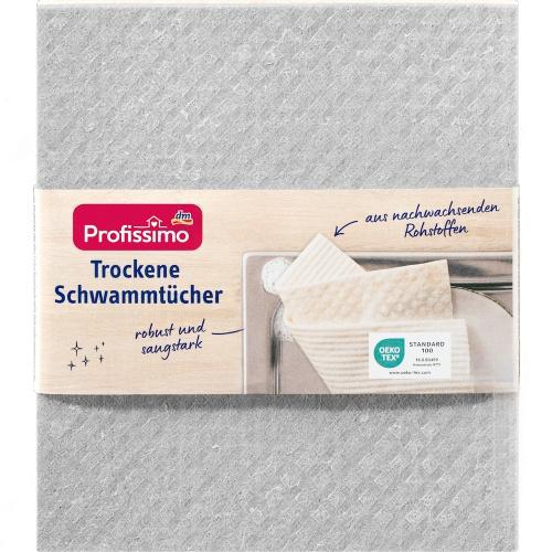 Profissimo Сухие губчатые салфетки Trockene Schwammtucher 4шт. Profissimo Сухие губчатые салфетки Trockene Schwammtucher 4шт.