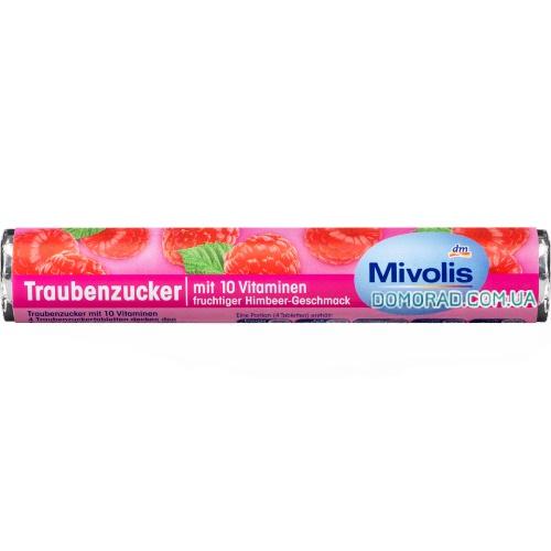 Mivolis Декстроза Малина mit 10 Vitaminen 44г Mivolis Декстроза Малина mit 10 Vitaminen 44г