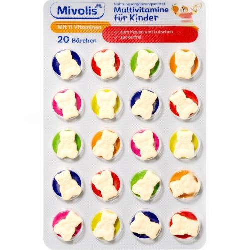 Mivolis Мультивитамины для детей 20 таблеток Mivolis Мультивитамины для детей 20 таблеток