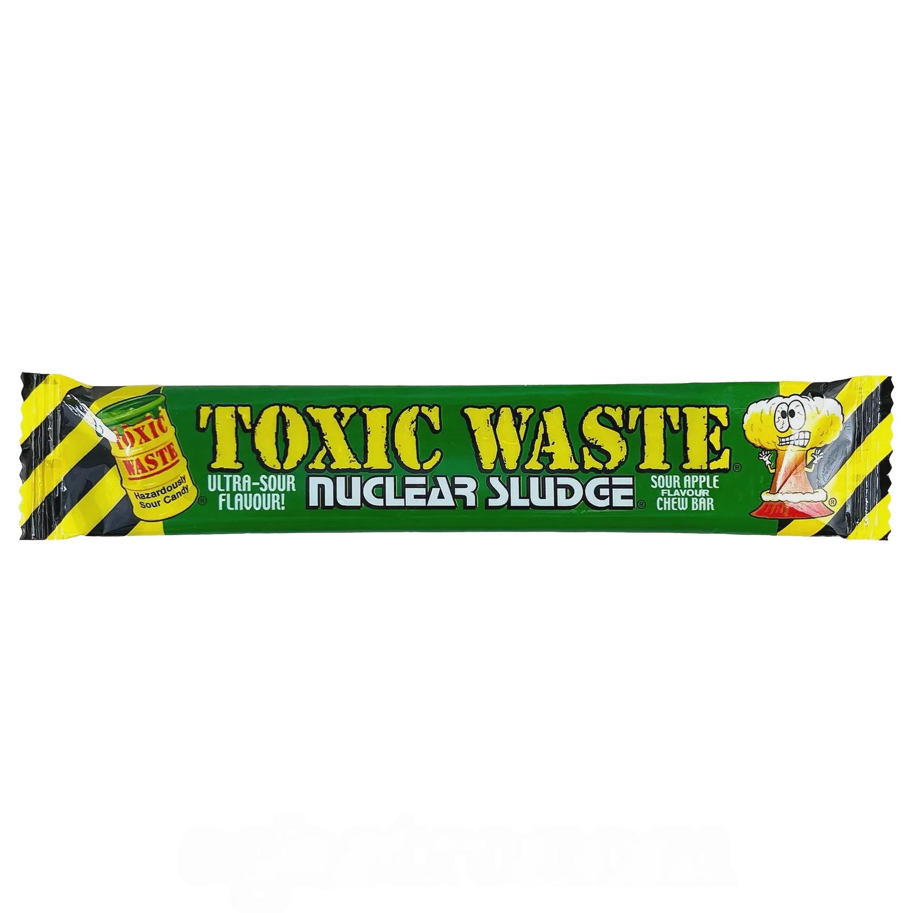 Жевательная полоска со вкусом яблока Токсік Вейст Toxic Waste 20g Жевательная полоска со вкусом яблока Токсік Вейст Toxic Waste 20g