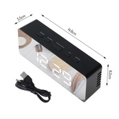 Настольные часы-будильник Adler AD 1189 Black с термометром, LED-подсветкой и USB-питанием. Изображение №2 Настольные часы-будильник Adler AD 1189 Black с термометром, LED-подсветкой и USB-питанием. Изображение №2