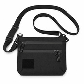 Тактична сумка чорна з Cordura 1000D, сумка через плече з VELCRO-панеллю. Зображення №34 Тактична сумка чорна з Cordura 1000D, сумка через плече з VELCRO-панеллю. Зображення №34