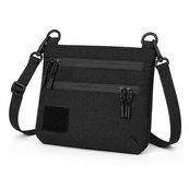 Тактична сумка чорна з Cordura 1000D, сумка через плече з VELCRO-панеллю. Зображення №36 Тактична сумка чорна з Cordura 1000D, сумка через плече з VELCRO-панеллю. Зображення №36