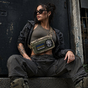 Тактична сумка-бананка Multicam для патчів і шевронів Cordura, поясна сумка унісекс 25×17×7 см. Изображение №6 Тактична сумка-бананка Multicam для патчів і шевронів Cordura, поясна сумка унісекс 25×17×7 см. Изображение №6