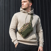 Тактична сумка-бананка Multicam для патчів і шевронів Cordura, поясна сумка унісекс 25×17×7 см. Изображение №10 Тактична сумка-бананка Multicam для патчів і шевронів Cordura, поясна сумка унісекс 25×17×7 см. Изображение №10