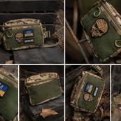 Тактична сумка-бананка Multicam для патчів і шевронів Cordura, поясна сумка унісекс 25×17×7 см. Изображение №22 Тактична сумка-бананка Multicam для патчів і шевронів Cordura, поясна сумка унісекс 25×17×7 см. Изображение №22
