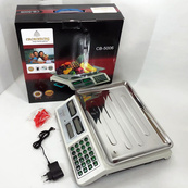 Весы торговые электронные до 50 кг Crownberg CB-5006, Весы торговые до 50 кг, Настольные торговые весы. Изображение №9