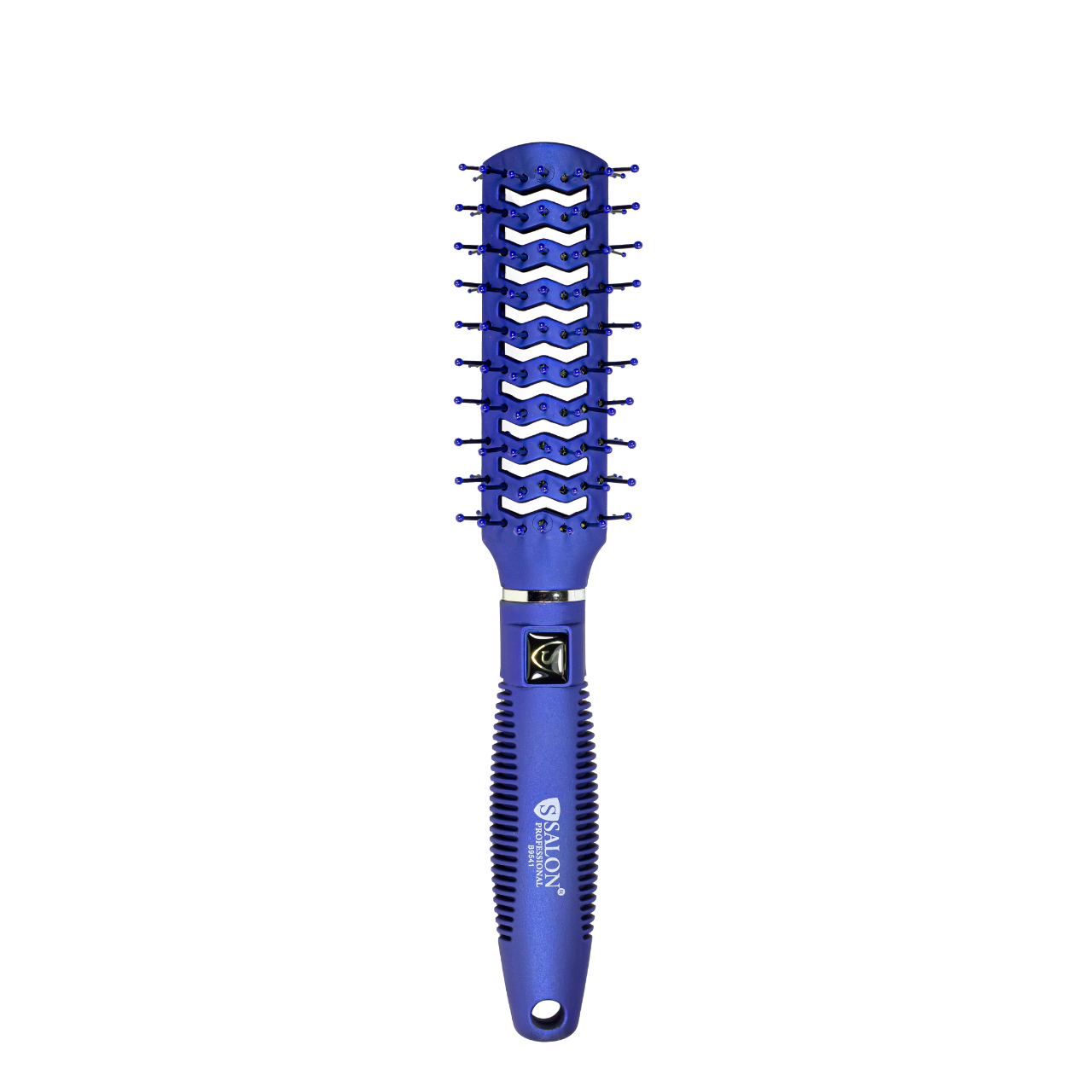 Щітка для волосся двостороння продувна Salon Professional 9541 SL, Синя Щітка для волосся двостороння продувна Salon Professional 9541 SL, Синя