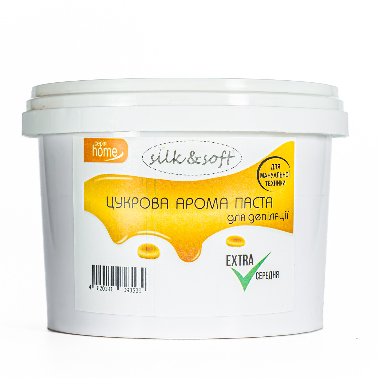 Паста для шугаринга мануальная Silk & Soft 500 г № 01 Экстра Паста для шугаринга мануальная Silk & Soft 500 г № 01 Экстра