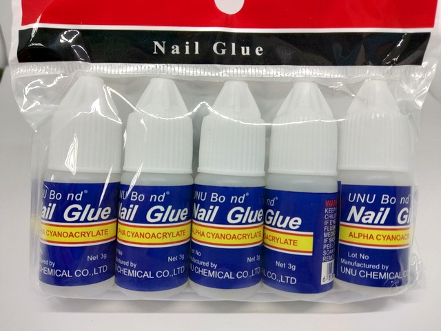 Клей для нігтів тіпс страз Nail Glue упаковка 5 шт 3 гр Клей для нігтів тіпс страз Nail Glue упаковка 5 шт 3 гр