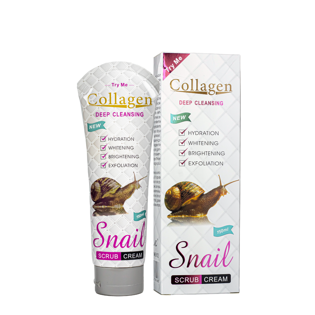 Скраб для лица Pei Mei Collagen Snail Scrub Cream Deep Cleansing 150 мл PM6912 Скраб для лица Pei Mei Collagen Snail Scrub Cream Deep Cleansing 150 мл PM6912