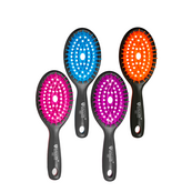 Щетка для волос массирующая продувная Salon Professional 8H061 Фиолетовая. Изображение №5 Щетка для волос массирующая продувная Salon Professional 8H061 Фиолетовая. Изображение №5