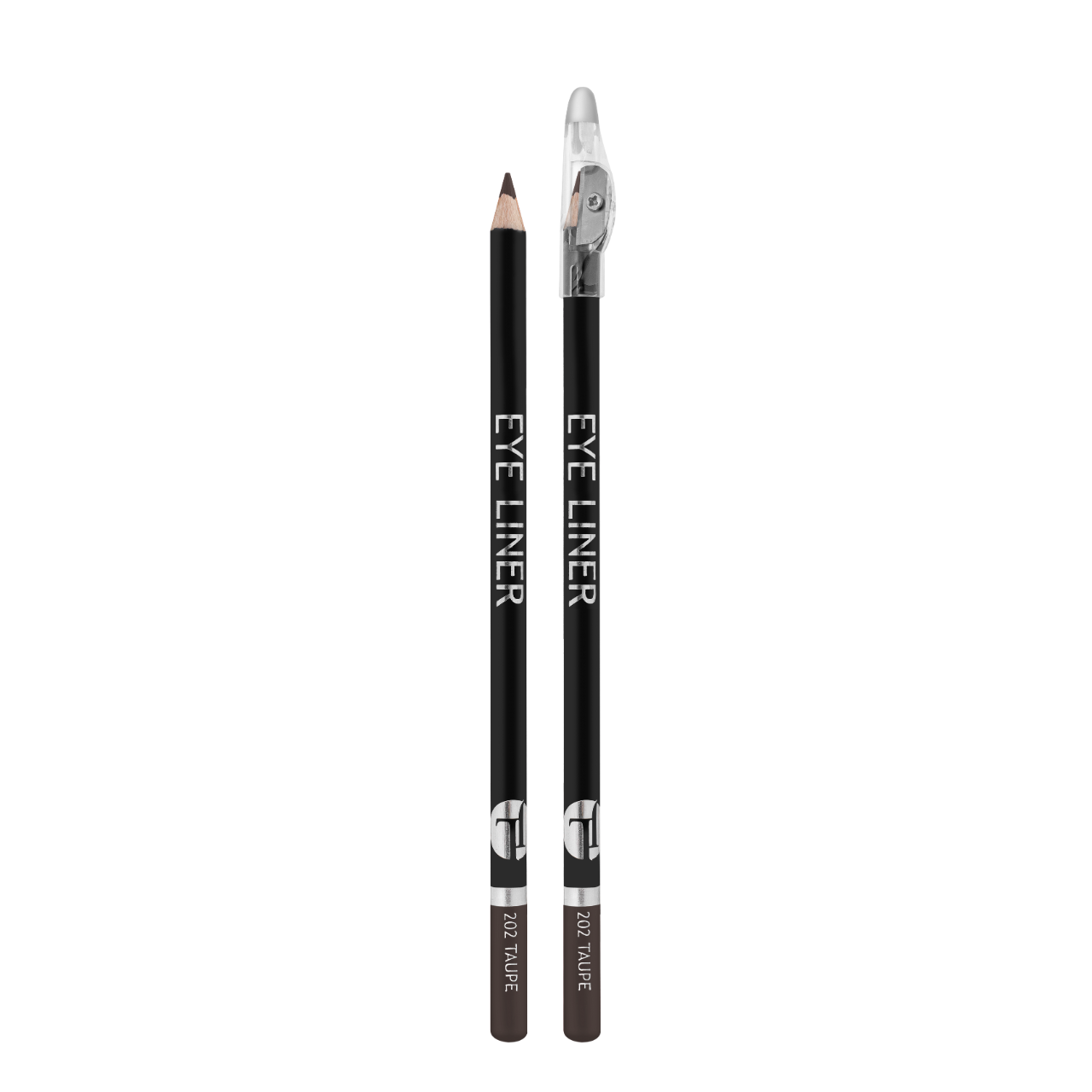 Олівець для очей дерев'яний з точилкою Jovial Luxe Eye Liner № 202 Матовий Taupe Сіро-коричневий Олівець для очей дерев'яний з точилкою Jovial Luxe Eye Liner № 202 Матовий Taupe Сіро-коричневий