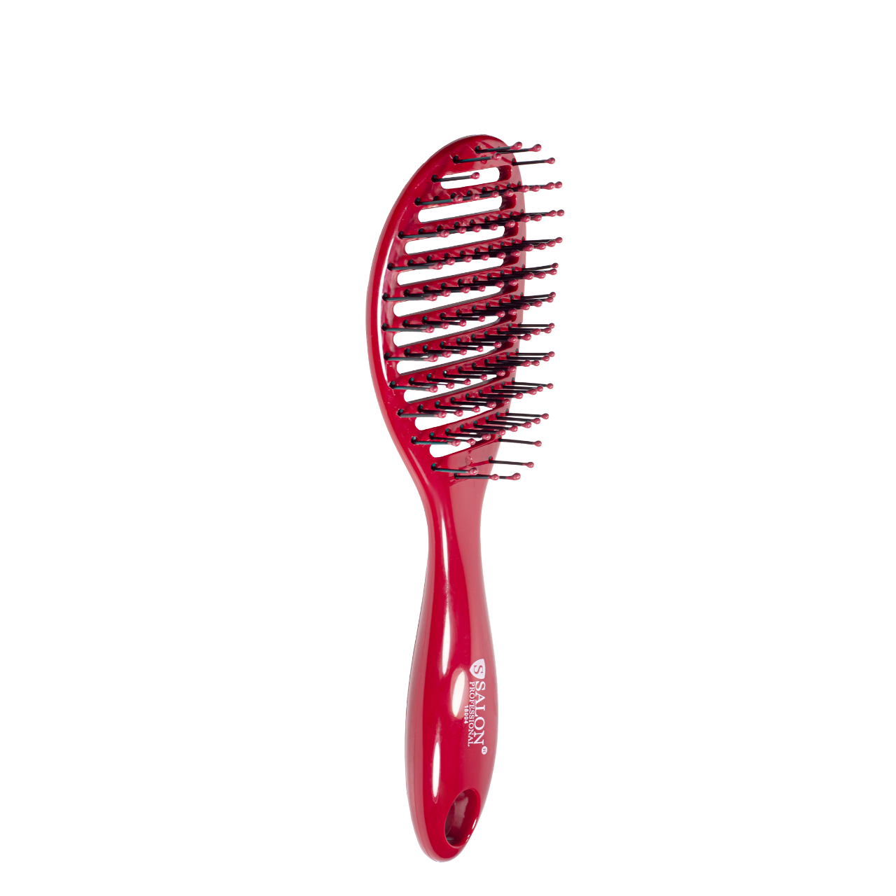 Щетка для волосся скелетная Salon Professional продувная 18004, Бордовый Щетка для волосся скелетная Salon Professional продувная 18004, Бордовый