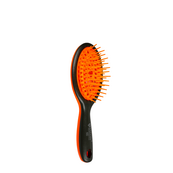 Щетка для волос массажная продувная Salon Professional 8H061 Оранжевая. Изображение №2 Щетка для волос массажная продувная Salon Professional 8H061 Оранжевая. Изображение №2