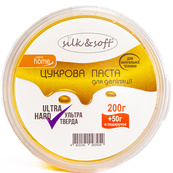 Сахарная паста для депиляции Silk & Soft в домашних условиях мануальная 250 г № 03 Ультра твердая. Изображение №2 Сахарная паста для депиляции Silk & Soft в домашних условиях мануальная 250 г № 03 Ультра твердая. Изображение №2